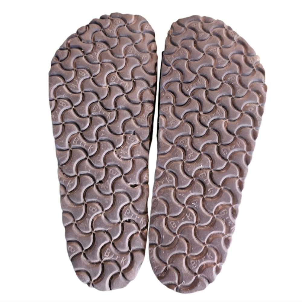 Birkenstock Madrid Birko-Flor Sandals Shoes Black Size 40/9 - Picture 8 of 8